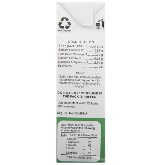 electral orange liquid 200 ml